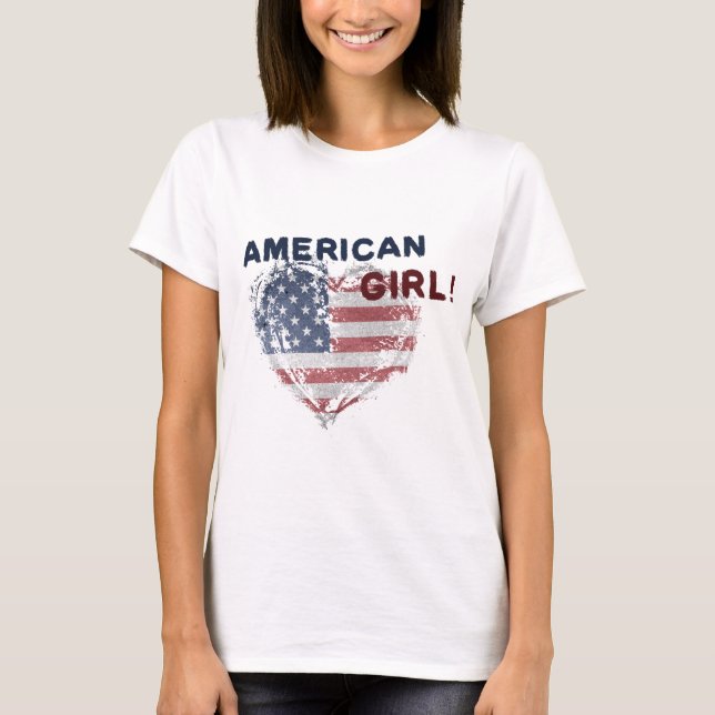 T-shirt American Girl (Devant)