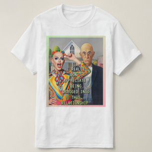 T-SHIRT AMERICAN GOTHIC RÉINTERPRÉTÉ