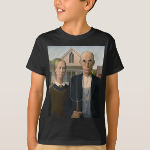T-shirt American Gothic : Vie rurale pauvre paysan