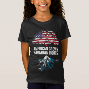 T-Shirt American Grosses avec racines bavaroises - Bavière
