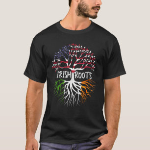 T-shirt American Grosses with Irish Roots Irlande