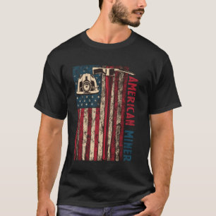 T-shirt American Miner Patriot Gold Mining