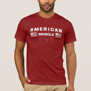 T-shirt American Muscle American Flags Muscle fitness Sall
