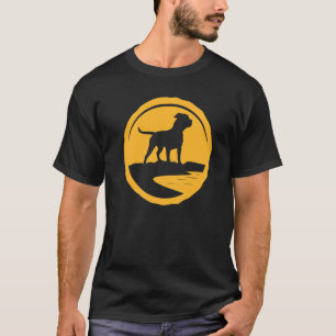 T-shirt American Old Southern White Buldog Retro
