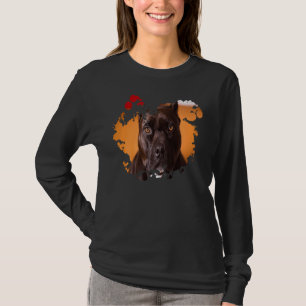 T-shirt American Pitbull Terrier Ink Splatz mignon regarde