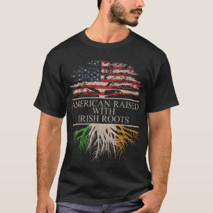 T-shirt American Raised with Irish Roots