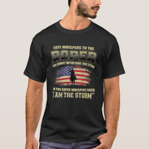 T-shirt American Roper Rodeo Cowboy Citation Western Team 
