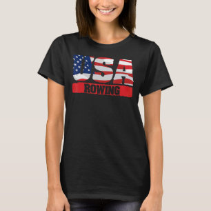 T-shirt American Rowing Team Sports Patriotique Rower