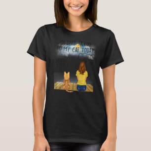 T-shirt American Shorthair Cat Je ne parle qu'à mon chat T