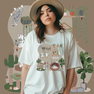 T-shirt American Shorthair Cat, Jouer dans Cat Tree Home