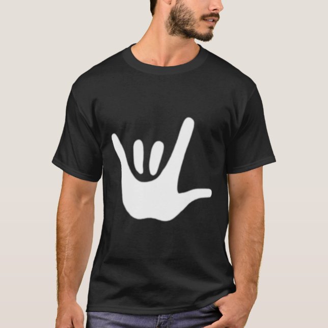 T-shirt American Sign Language Love Asl Deaf Awareness  (Devant)