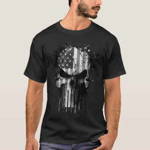 T-shirt American Spartament Reaper Thème USA Drapeau Natio