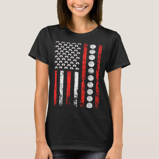 T-shirt American Sports Flag Journée nationale des infirmi