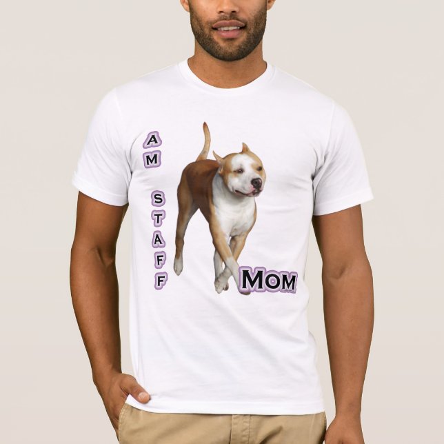 T-shirt American Staffordshire Maman 4 (Devant)