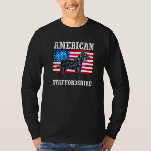 T-shirt American Staffordshire Terrier Chien Cool Graphiqu
