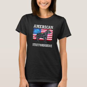T-shirt American Staffordshire Terrier Chien Cool Graphiqu