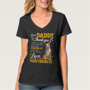 T-shirt American Staffy Cher Papa Merci D'Être Mon