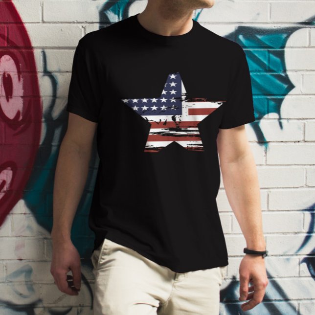 T-shirt American Star Flag (Créateur téléchargé)