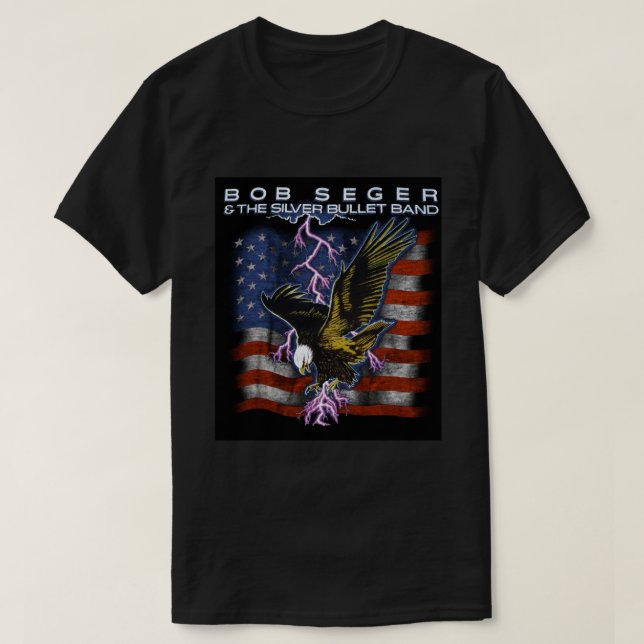 T-shirt American Summer Tour Bob l'argent Seger Bullet B (Design devant)