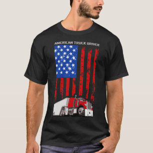 T-shirt American Truck Driver American awesome amaste shir