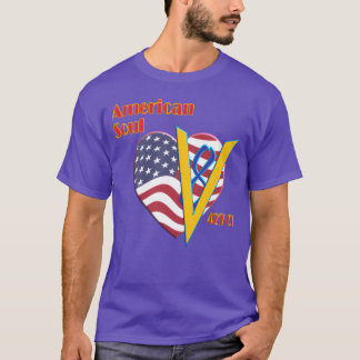 T-shirt american v8 car nascar classic car american soul f