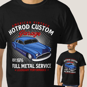 T-shirt American Vintage HotRod Custom Garage Service comp