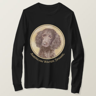 T-shirt American Water Spaniel Peinture - Original Dog Art