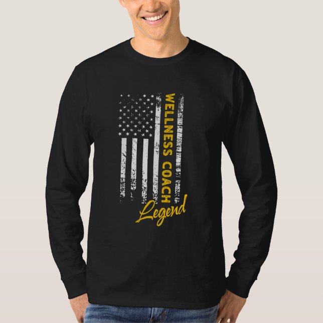 T-shirt American Wellness Coach Legend (Devant)