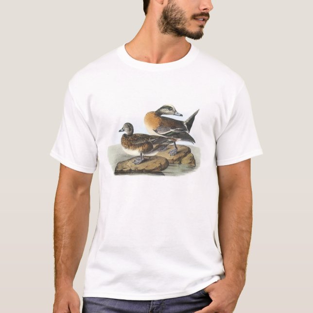 T-shirt American Wigeon par Audubon (Devant)