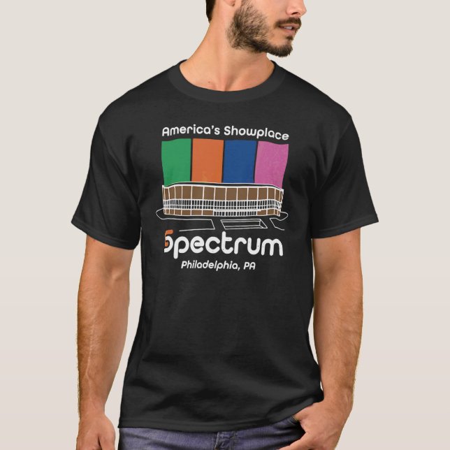T-shirt Americau2019s Showplace Spectrum Philadelphia Pa (Devant)