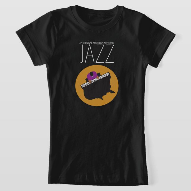 T-Shirt AmeriJazz Girls Black Tee (Poser)