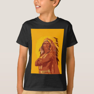 T-shirt amérindien