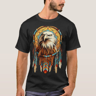 T-shirt Amérindien Amérindien Espèce de chasseur de rêves 
