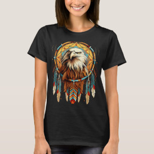 T-shirt Amérindien Amérindien Espèce de chasseur de rêves 