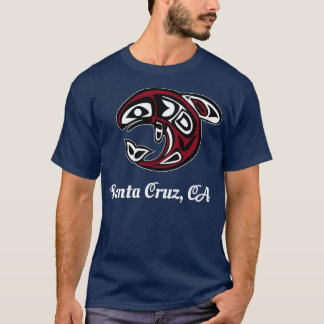 T-shirt Amérindien Cruz Père Noël CA Tribal Orca Killer W