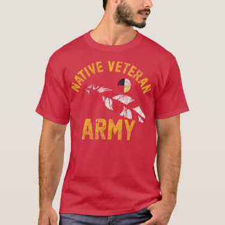 T-shirt Amérindien Vietnam Vétérinaire Long Sleeve