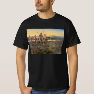 T-shirt Amérindiens d'époque, Piegans par CM Russell