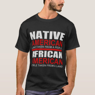 T-shirt Amérindiens et Afro-Américains
