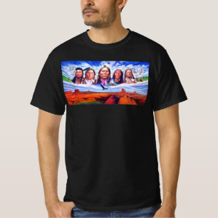 T-shirt Amérindiens Peinture de vêtements de mode Hommes