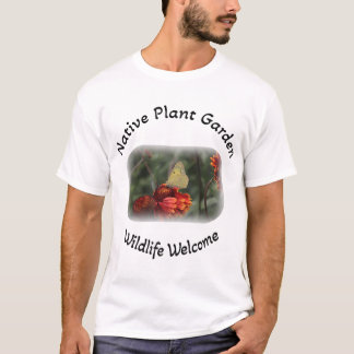 T-shirt Amérindiens plante jardin faune bienvenue