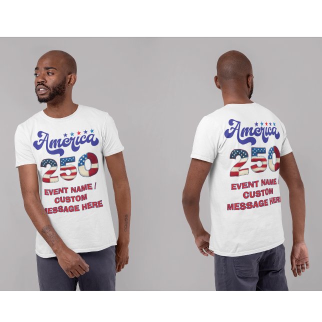 T-shirt Amérique 250 (Créateur téléchargé)