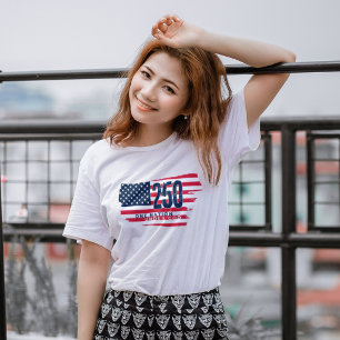 T-shirt Amérique 250 Ans 1776 2026 250e Anniversaire