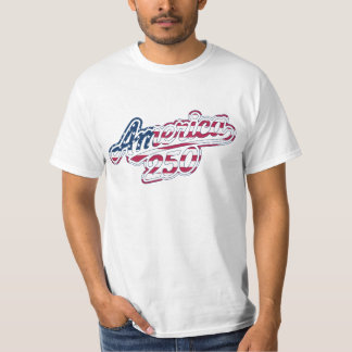 T-shirt Amérique 250 Drapeau Script Semiquincentennial Des