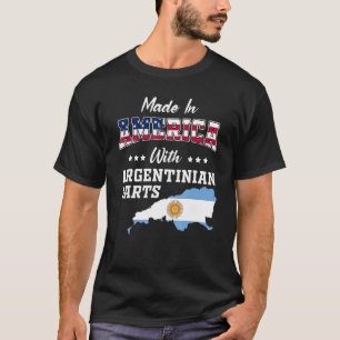 T-shirt Amérique Argentine Part Argentine Carte Argentine 