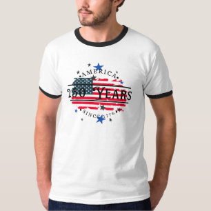 T-shirt Amérique depuis 1776 avec drapeau américain/étoile