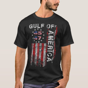 T-shirt Amérique du Golfe des États-Unis Salutation Trump