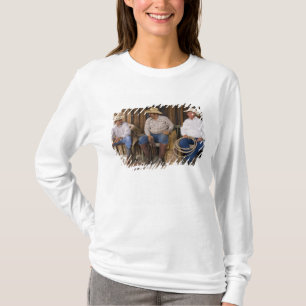 T-shirt Amérique du Nord, États-Unis. Cowboys se détendant