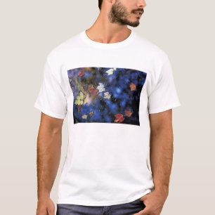 T-shirt Amérique du Nord, États-Unis, NH, Feuilles dans un