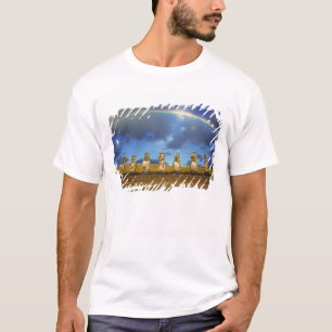 T-shirt Amérique du Sud, Chili, île de Pâques. Le plein