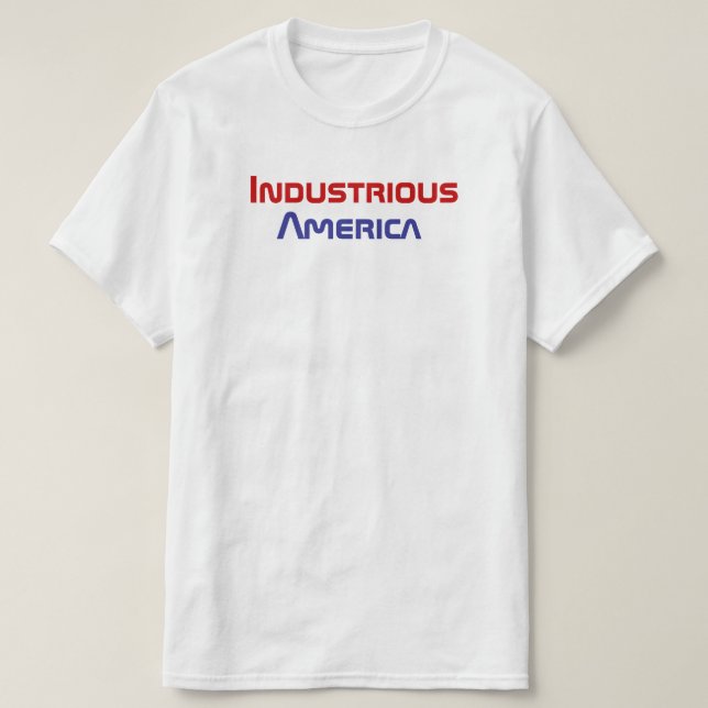 T-shirt Amérique industrielle (Design devant)